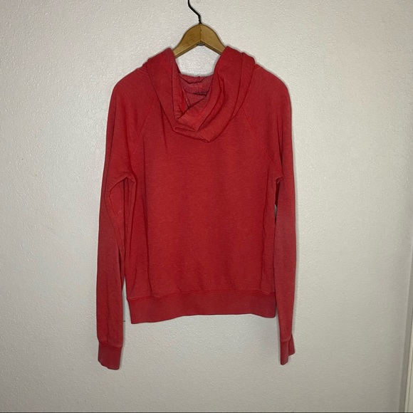 PINK Victoria’s Secret Red/Pink Pull over hoodie Sweater - Picture 2 of 8
